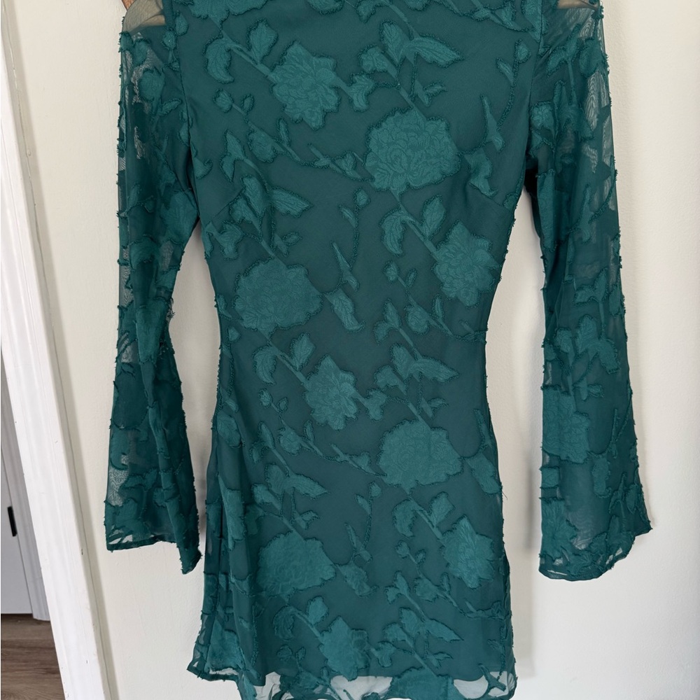 Elegant green Lace Dress